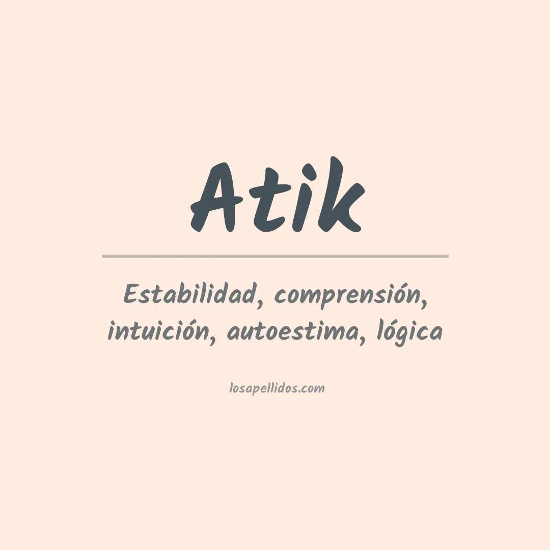 Apellido Atik