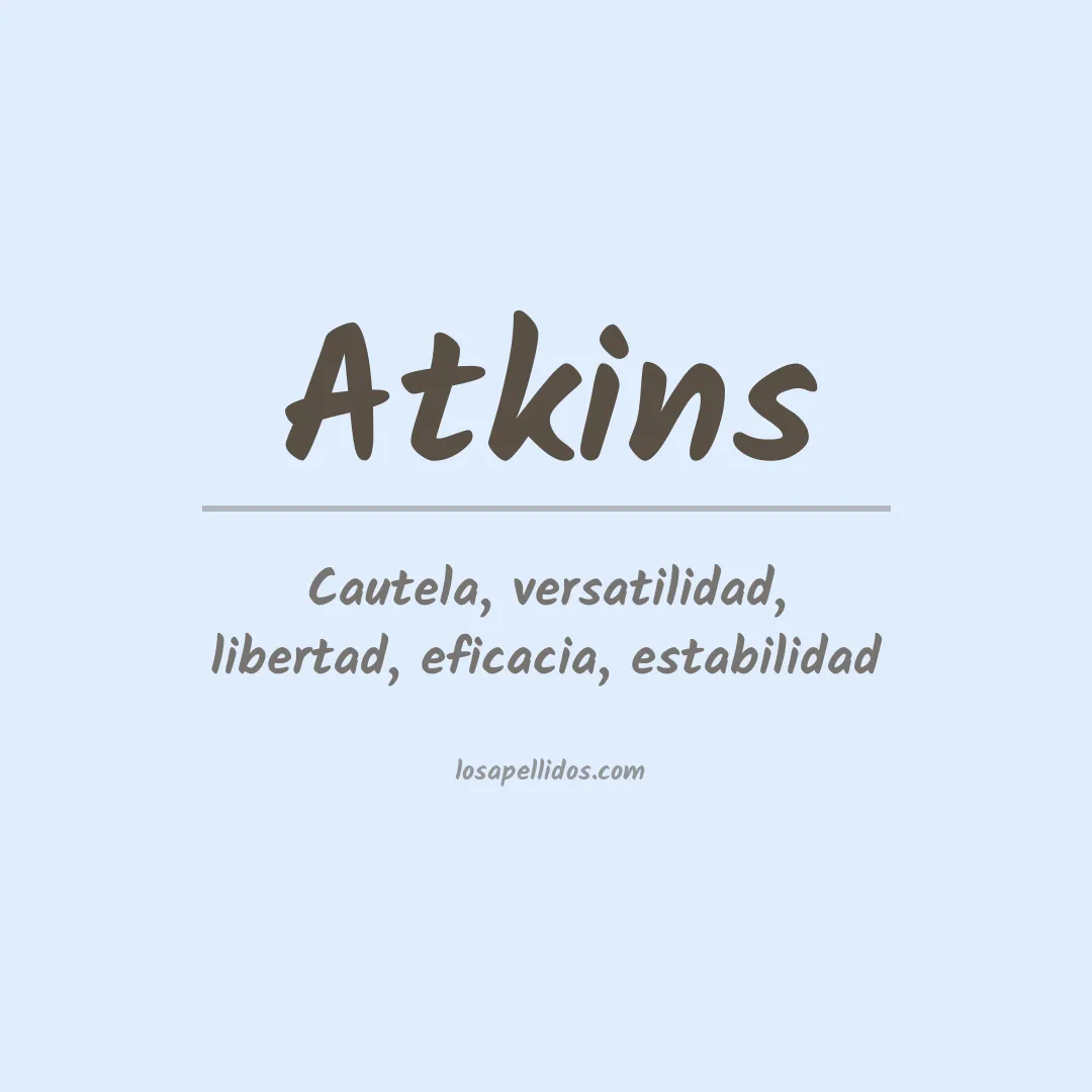 Apellido Atkins