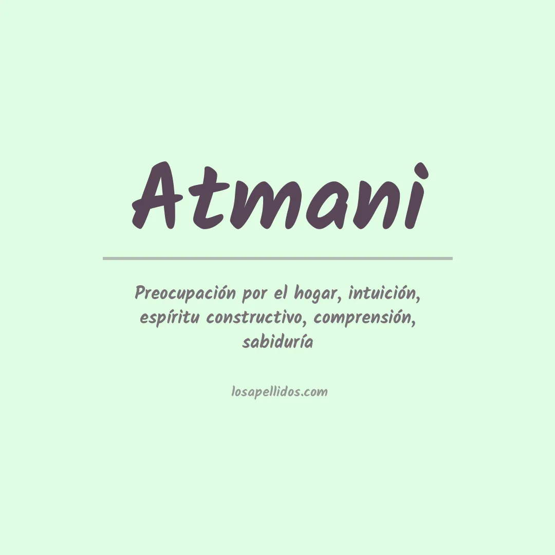 Apellido Atmani