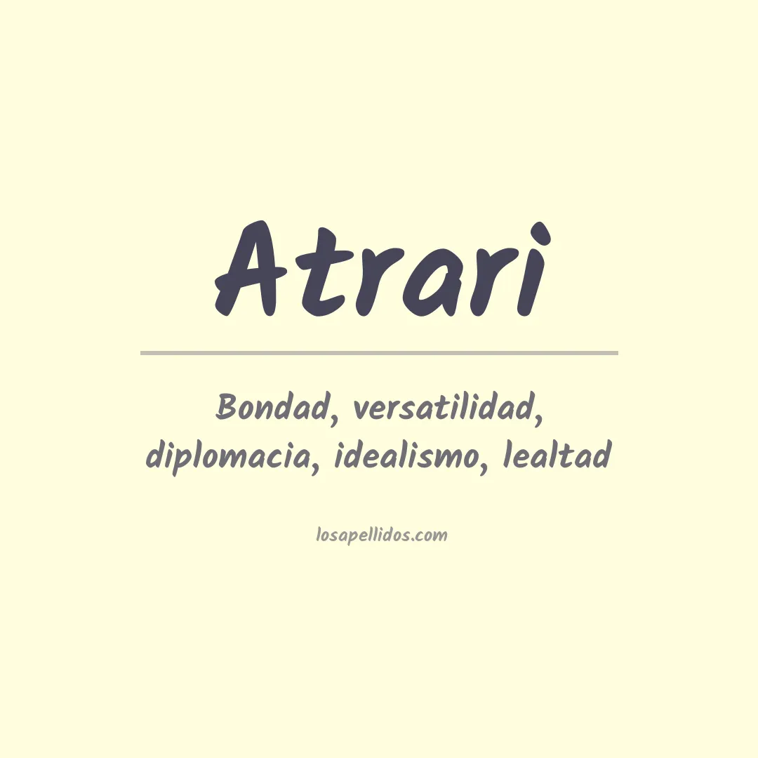 Apellido Atrari