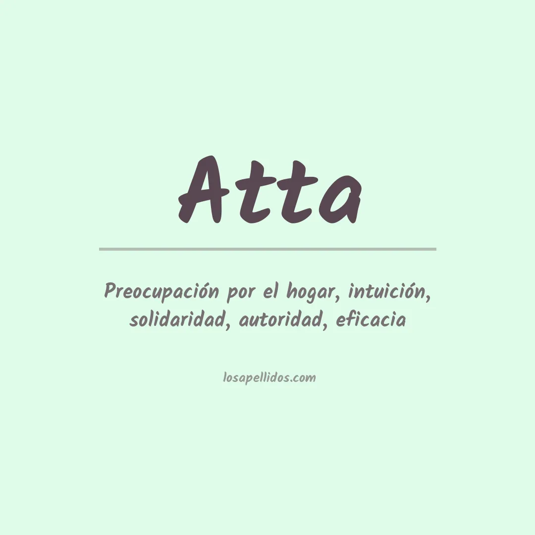 Apellido Atta