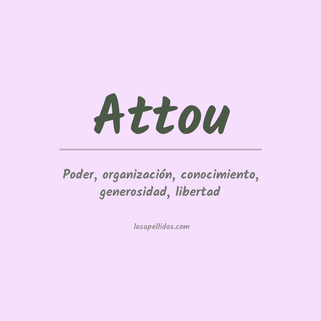 Apellido Attou