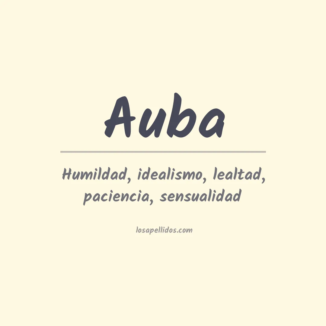Apellido Auba