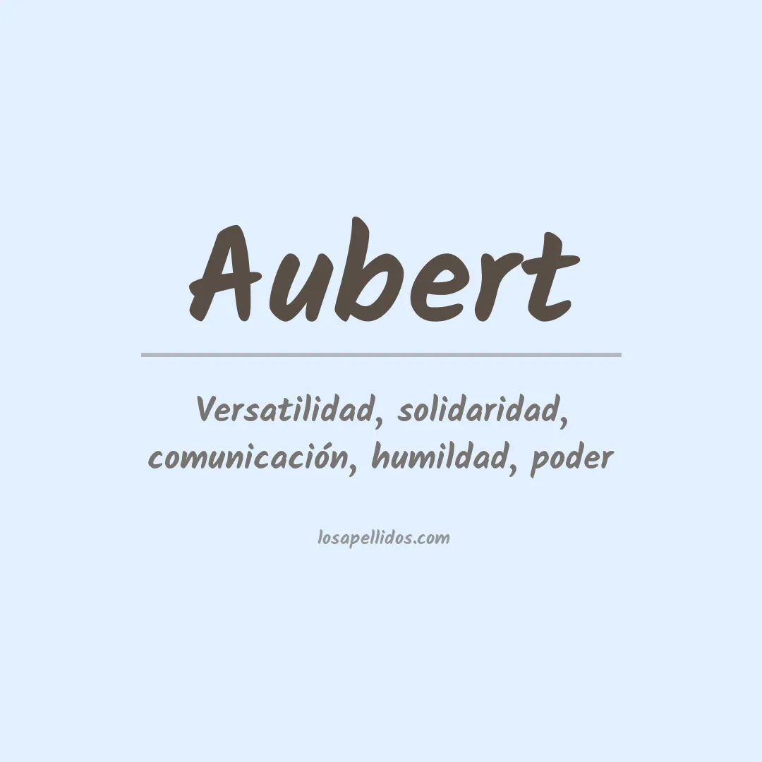 Apellido Aubert