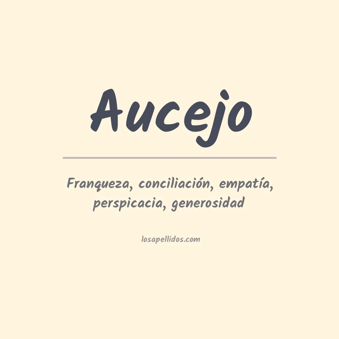 Apellido Aucejo