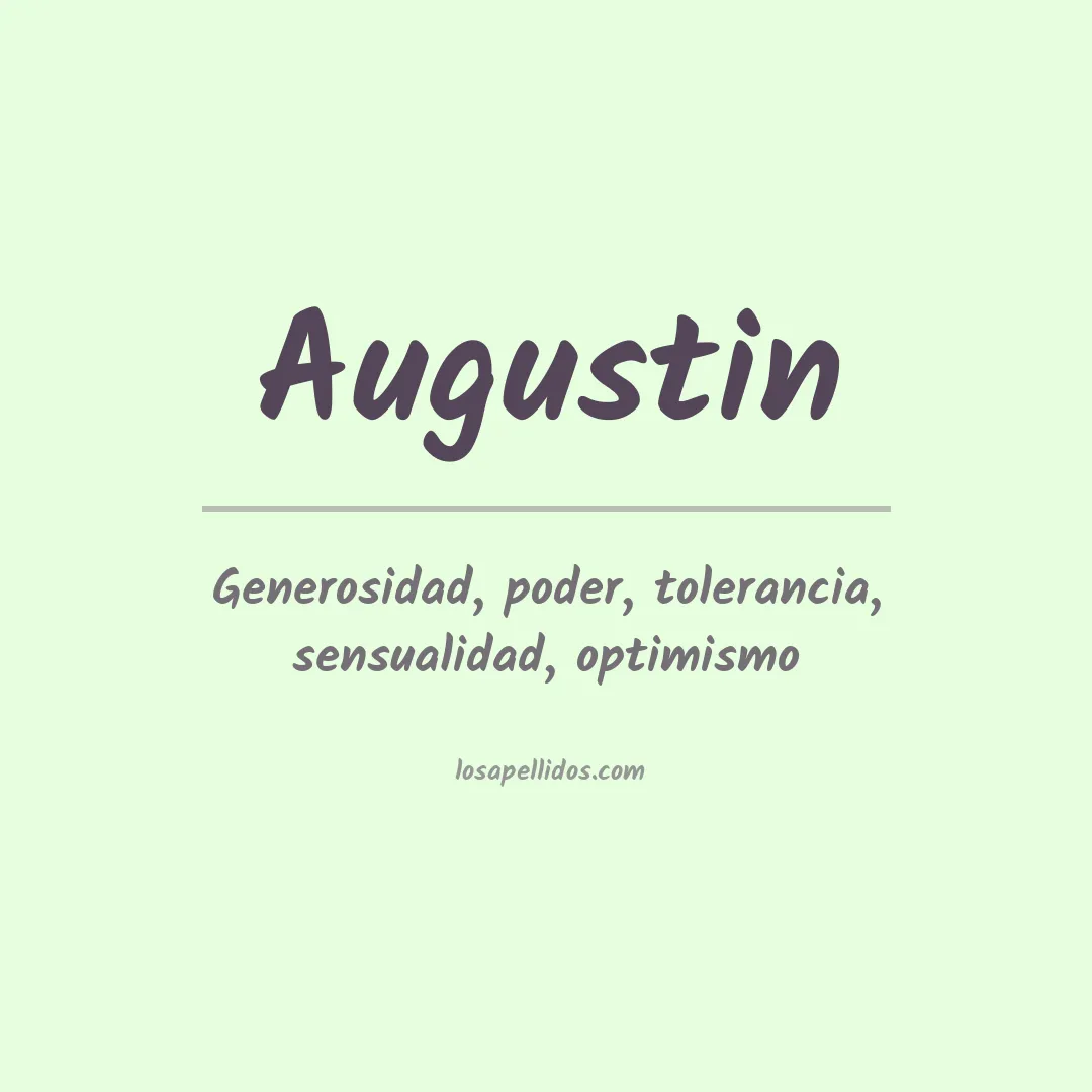 Apellido Augustin