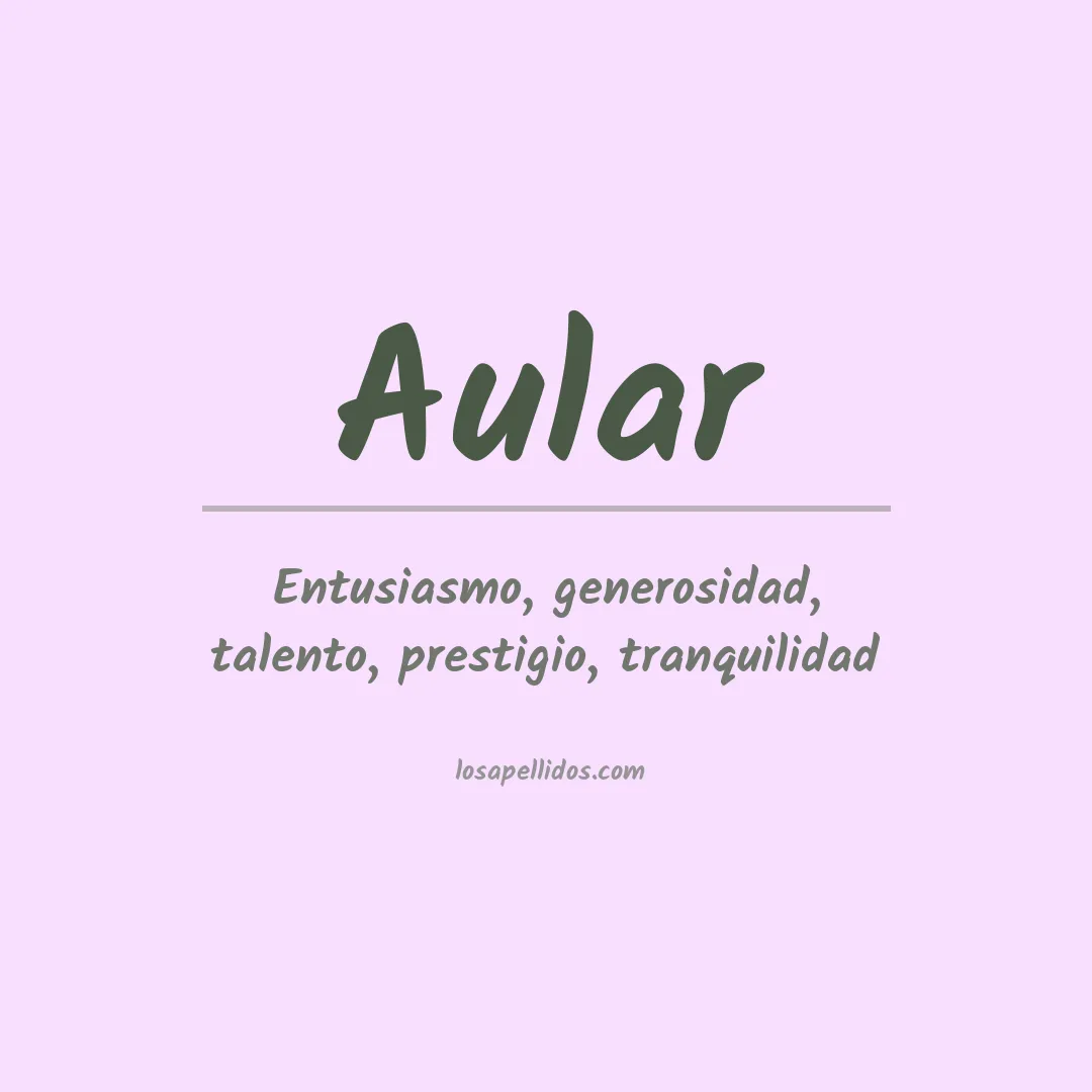 Apellido Aular