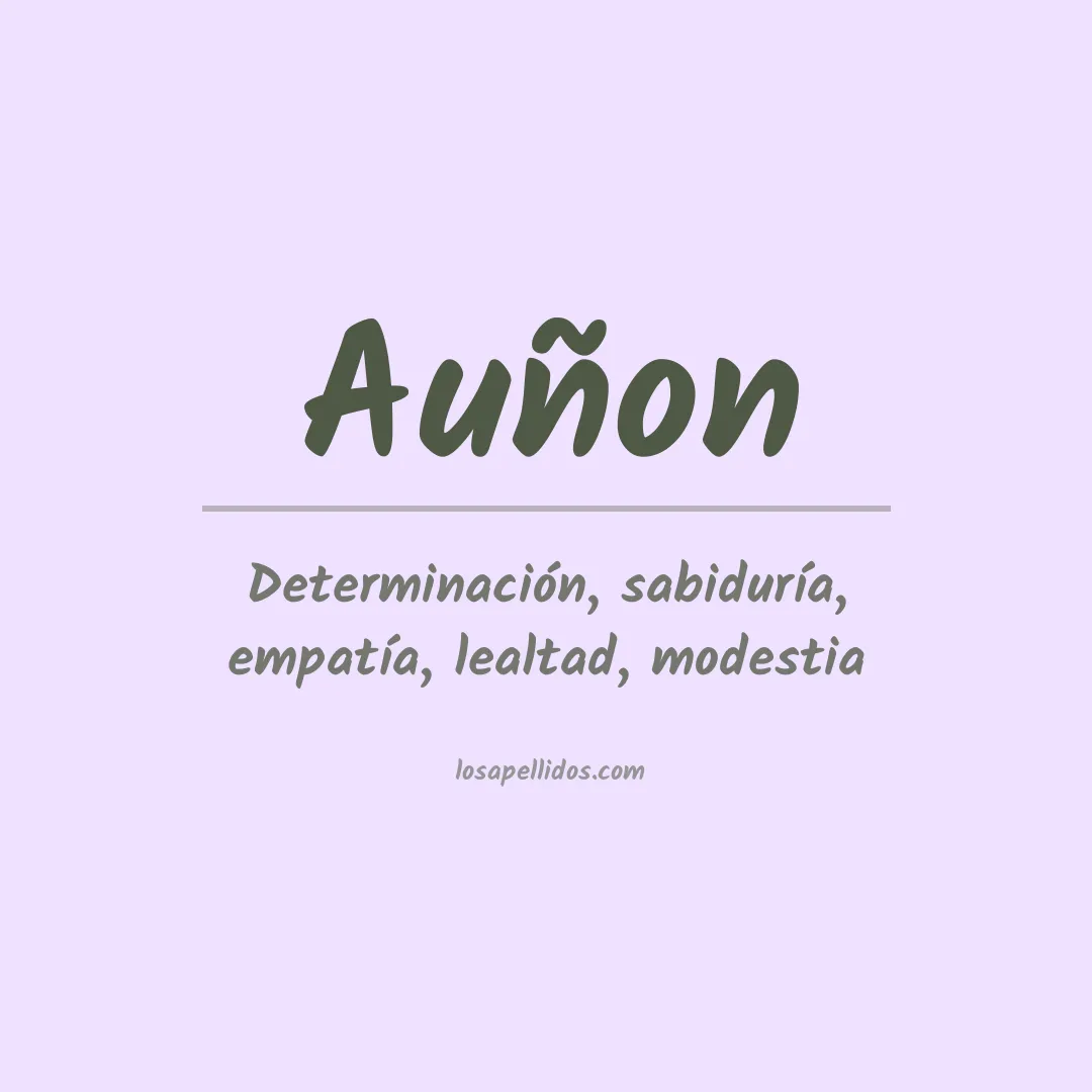 Apellido Auñon