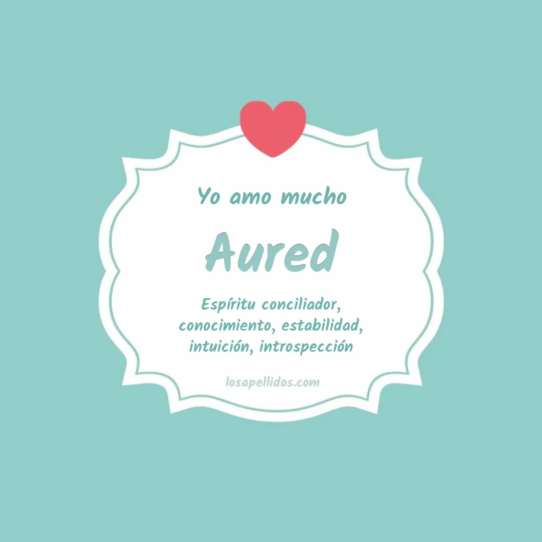 Yo amo mucho Aured