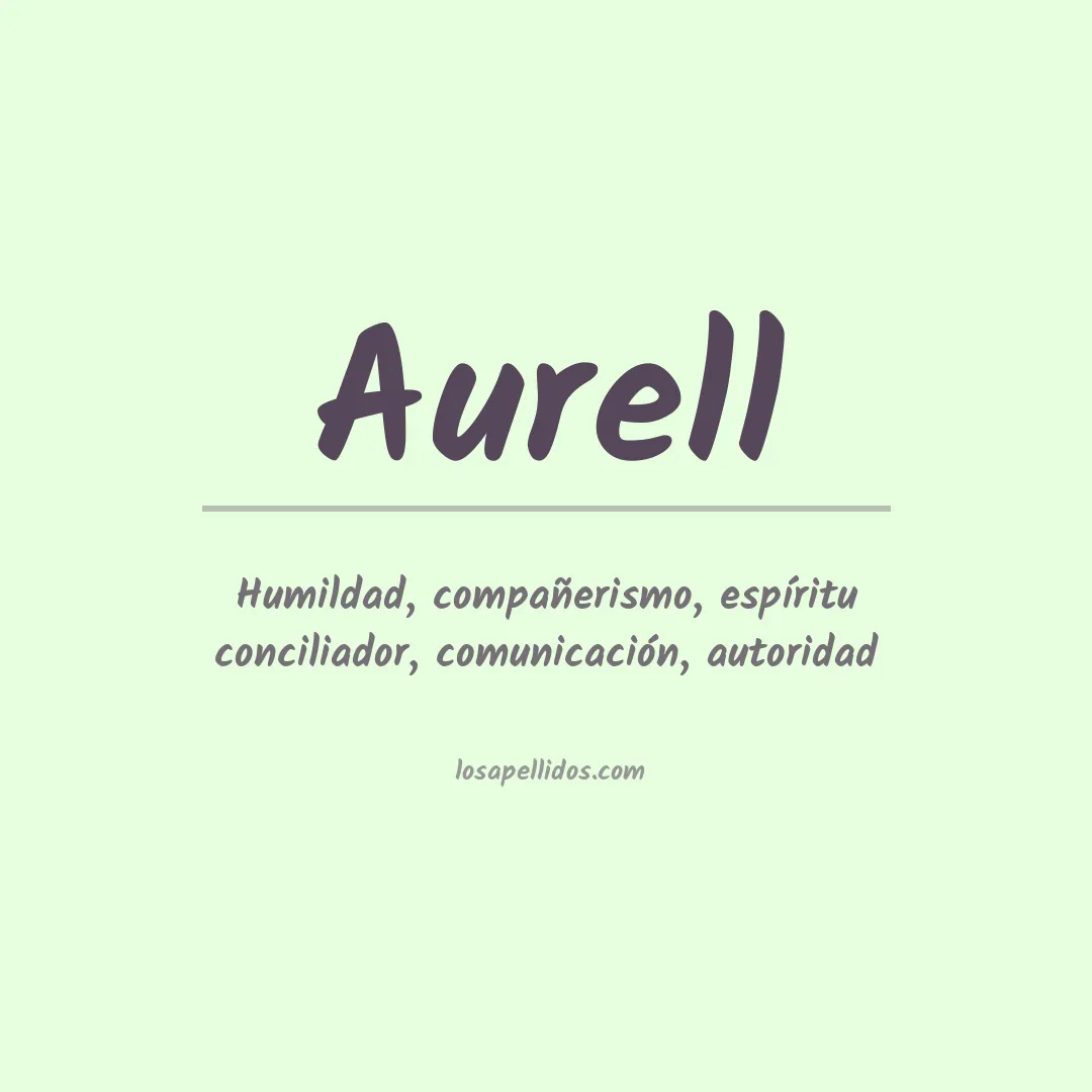 Apellido Aurell