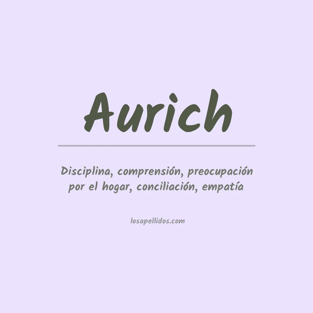 Apellido Aurich