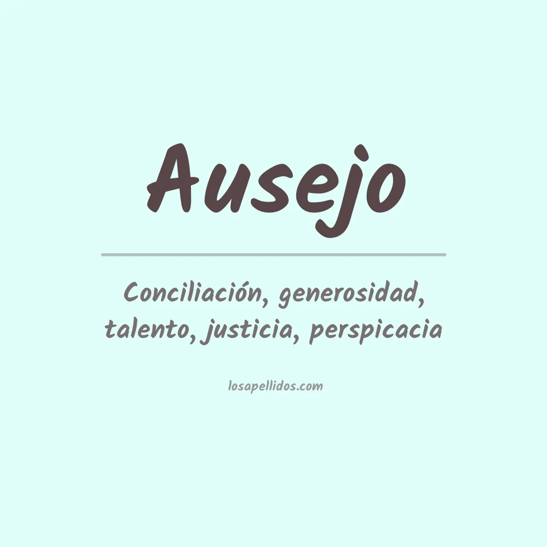 Significado del Apellido Ausejo