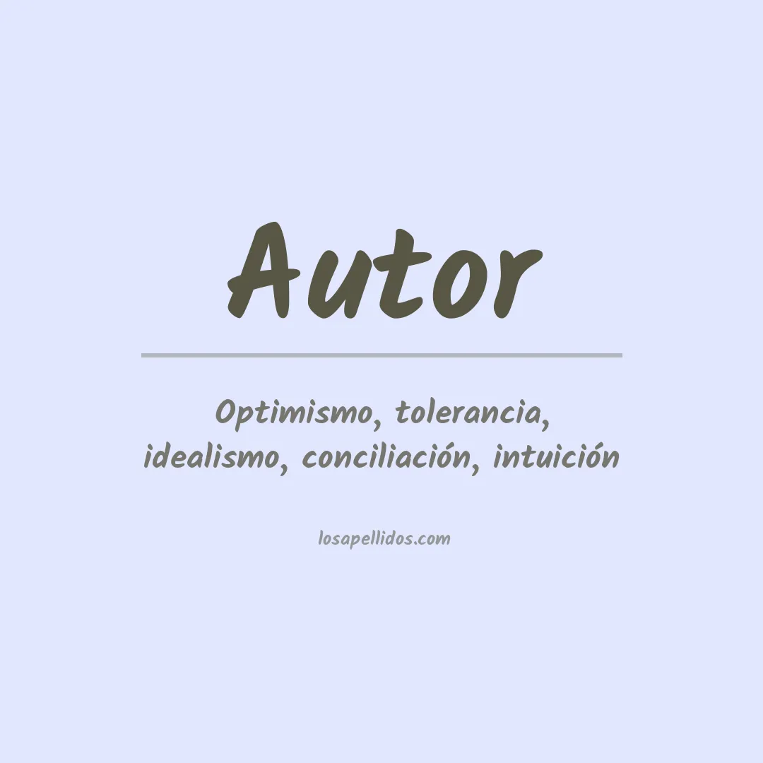 Apellido Autor