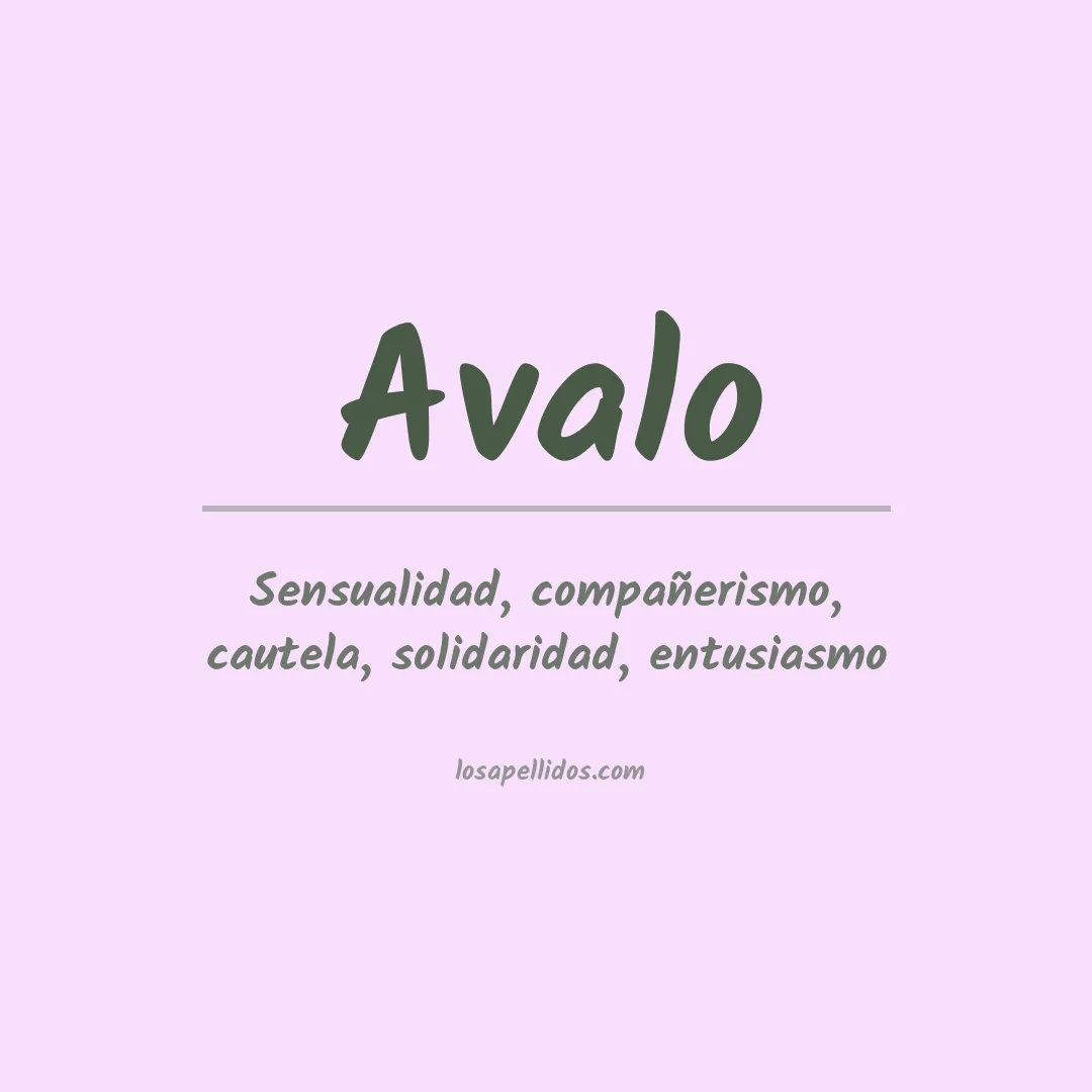 Apellido Ávalo
