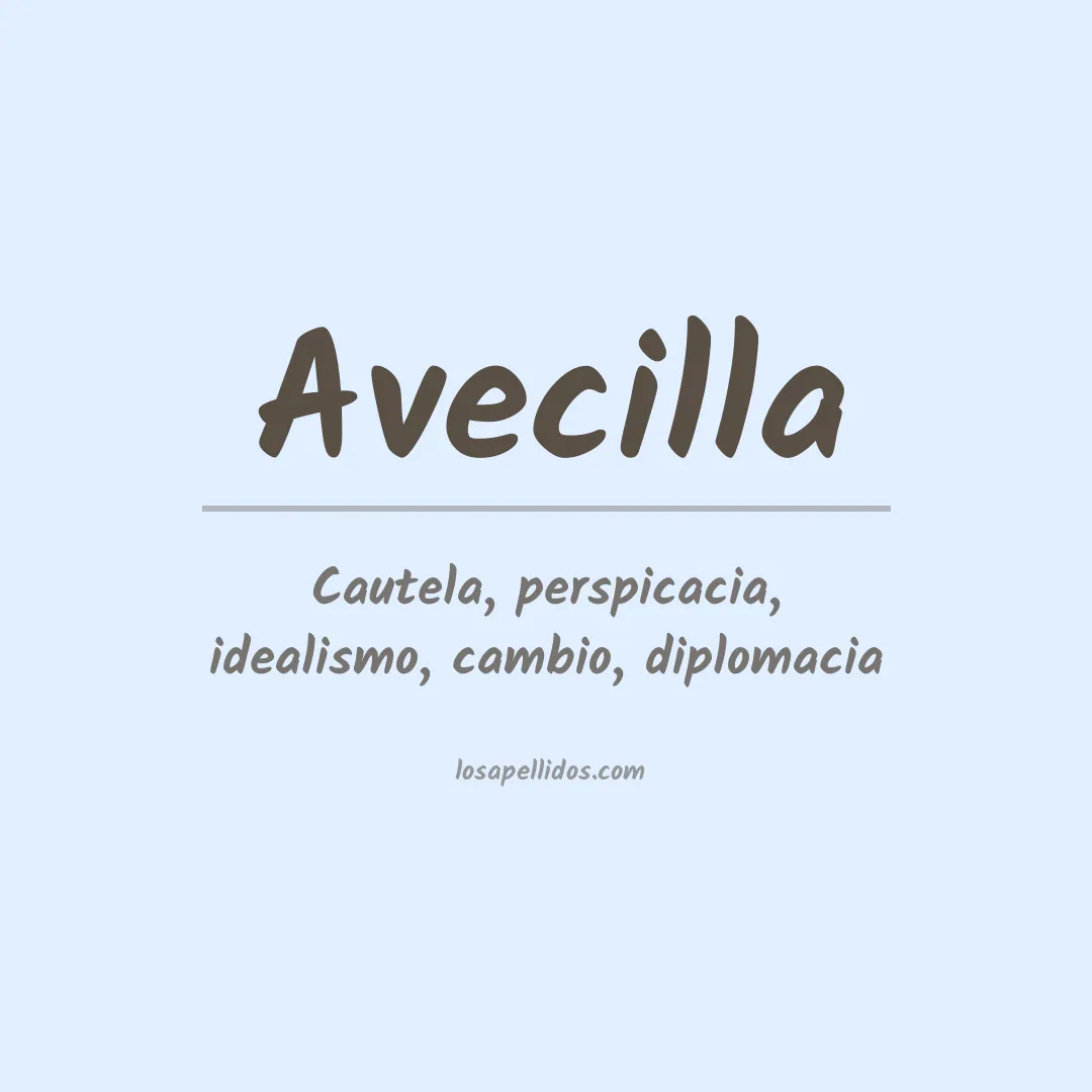 Apellido Avecilla
