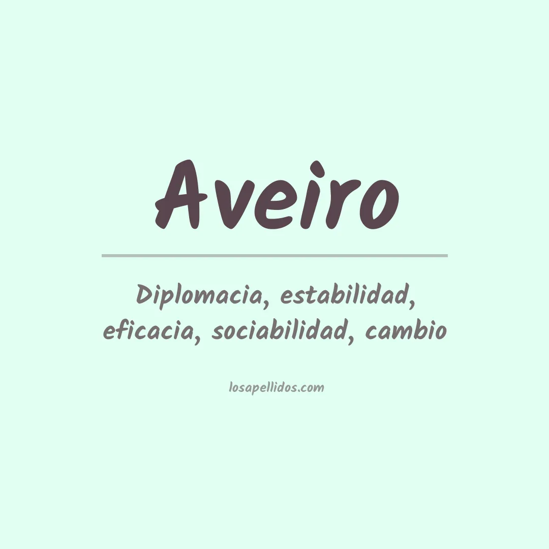 Apellido Aveiro