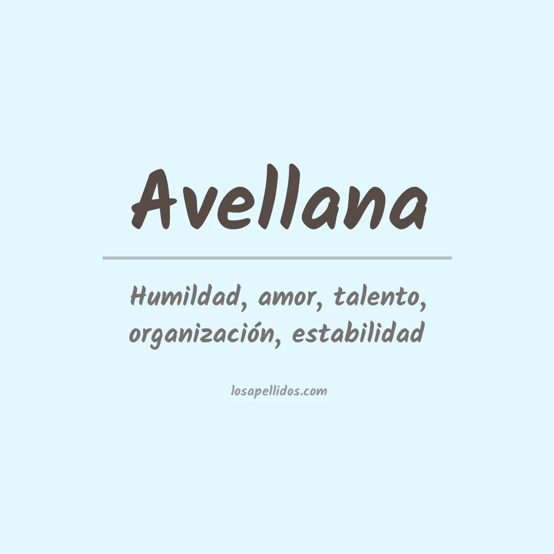 Apellido Avellana