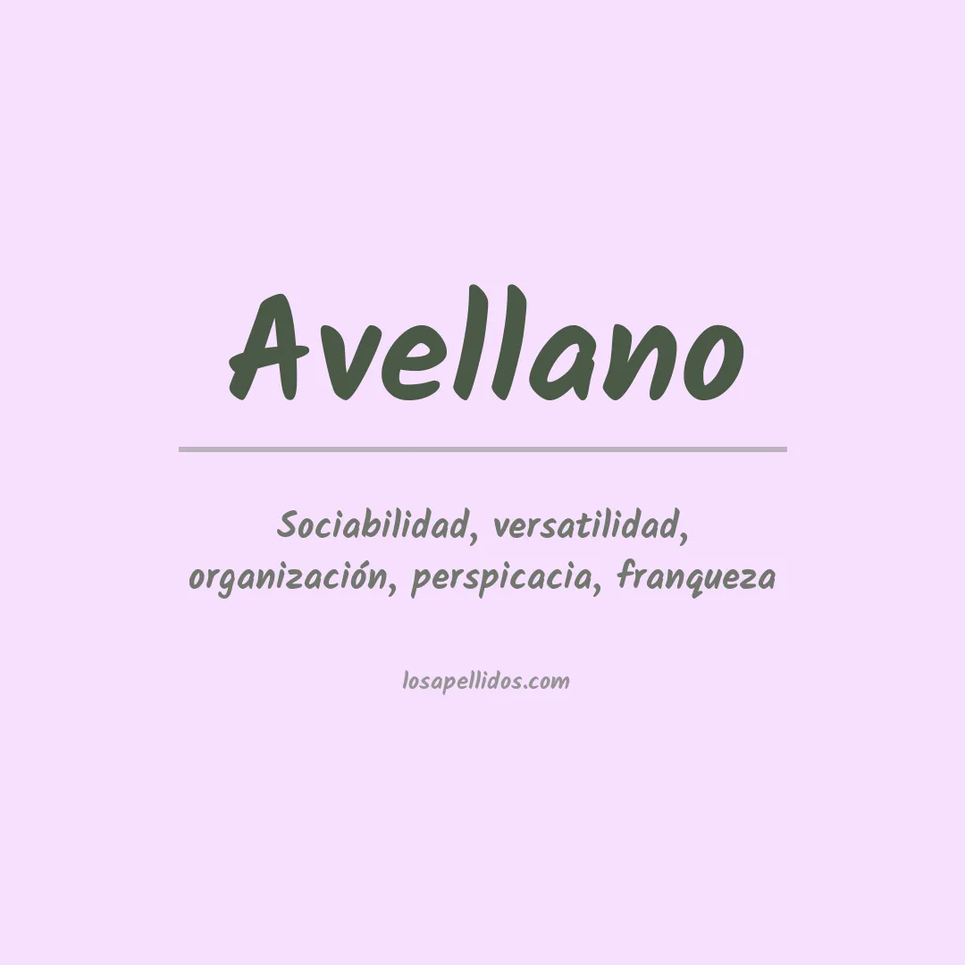 Apellido Avellano