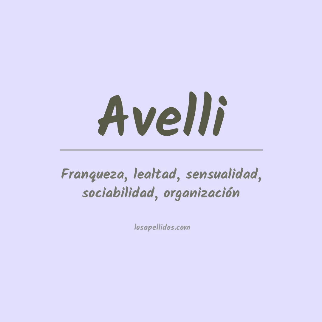 Apellido Avelli