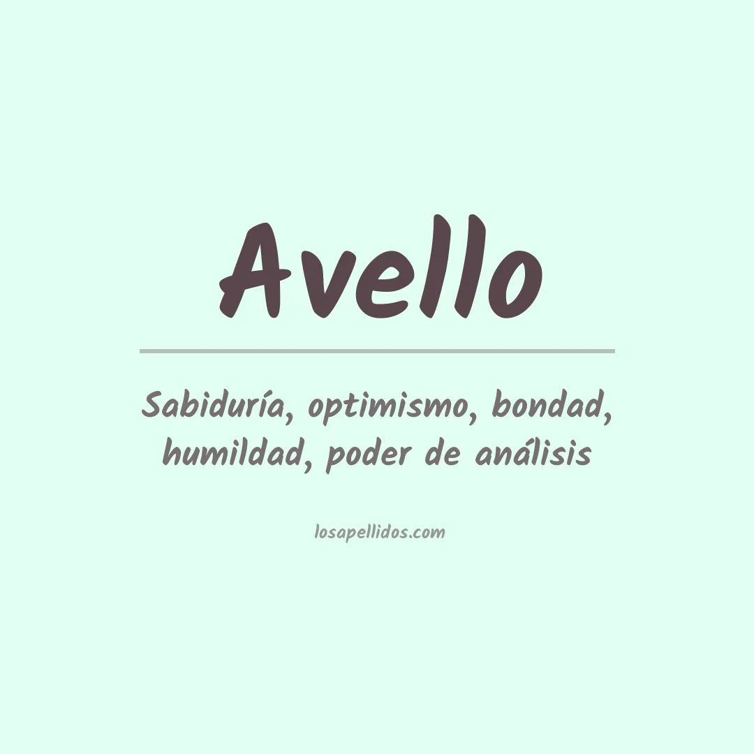 Apellido Avello