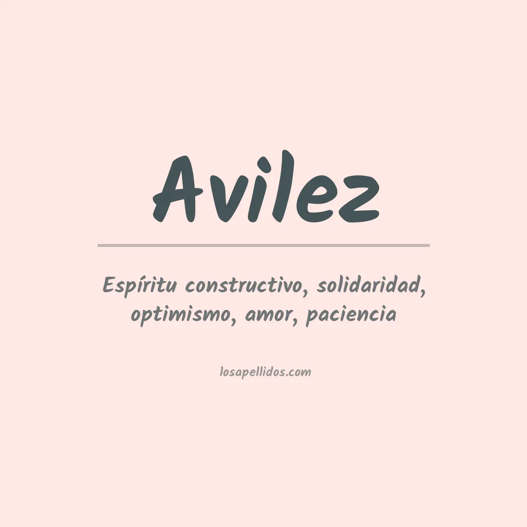 Apellido Avilez
