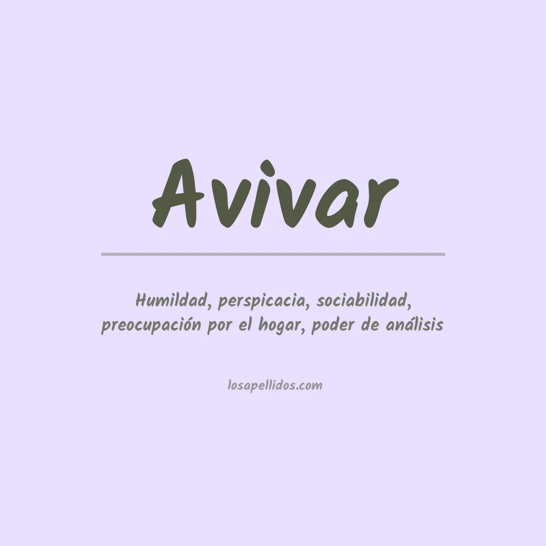 Apellido Avivar