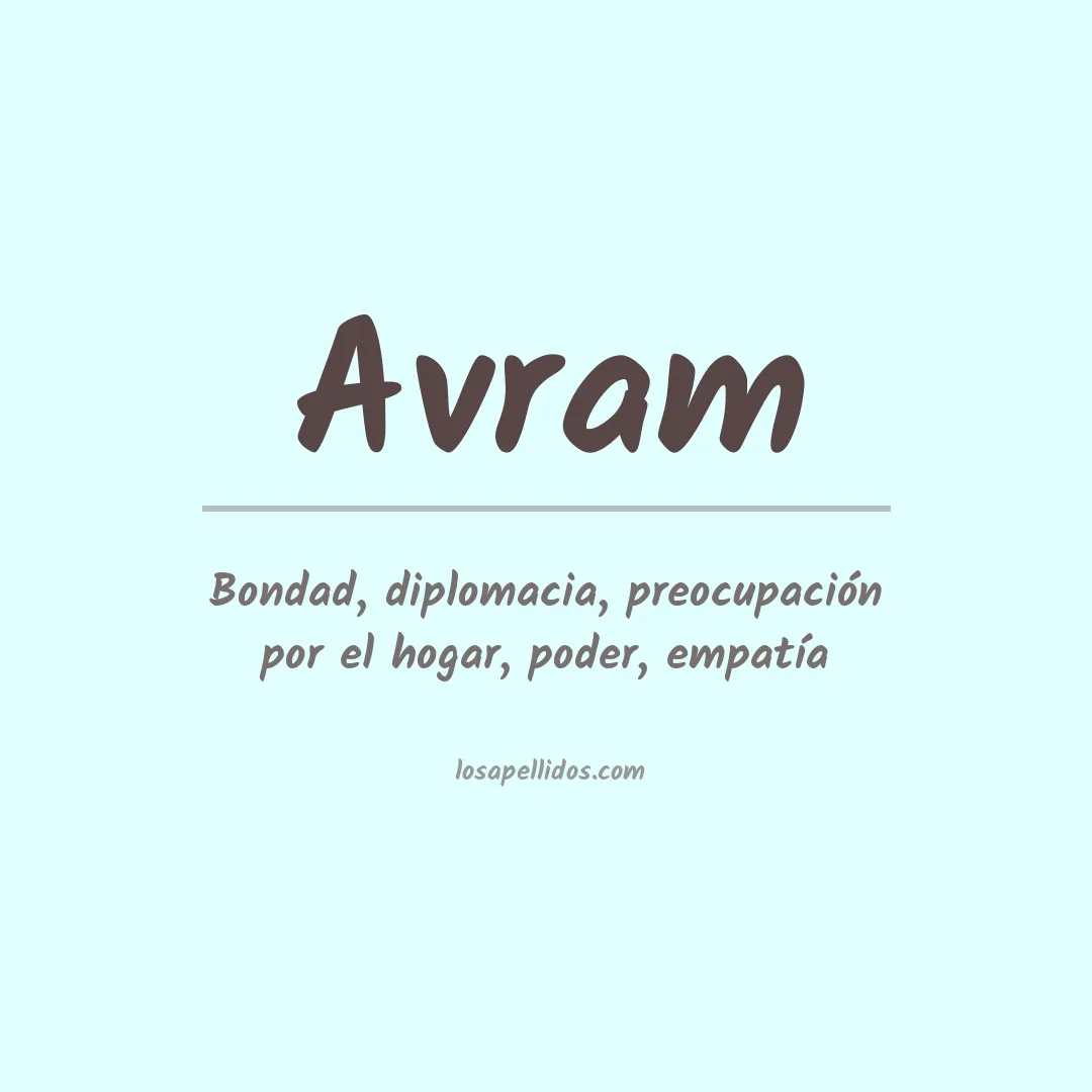 Apellido Avram
