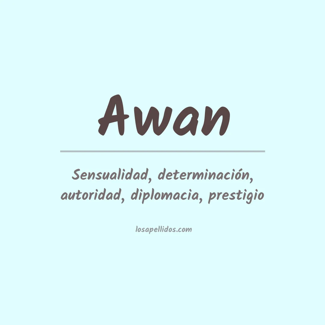 Apellido Awan