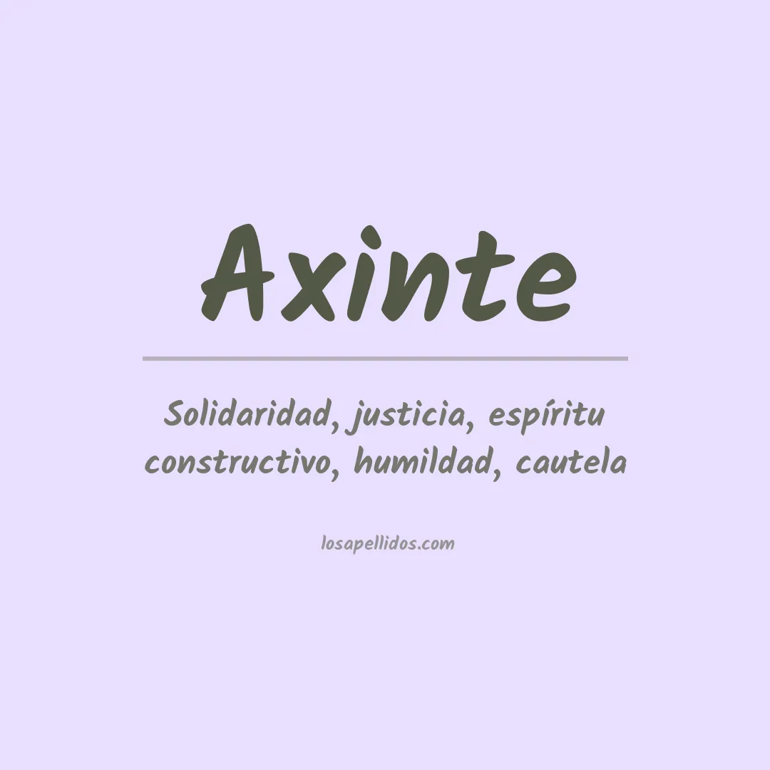 Apellido Axinte