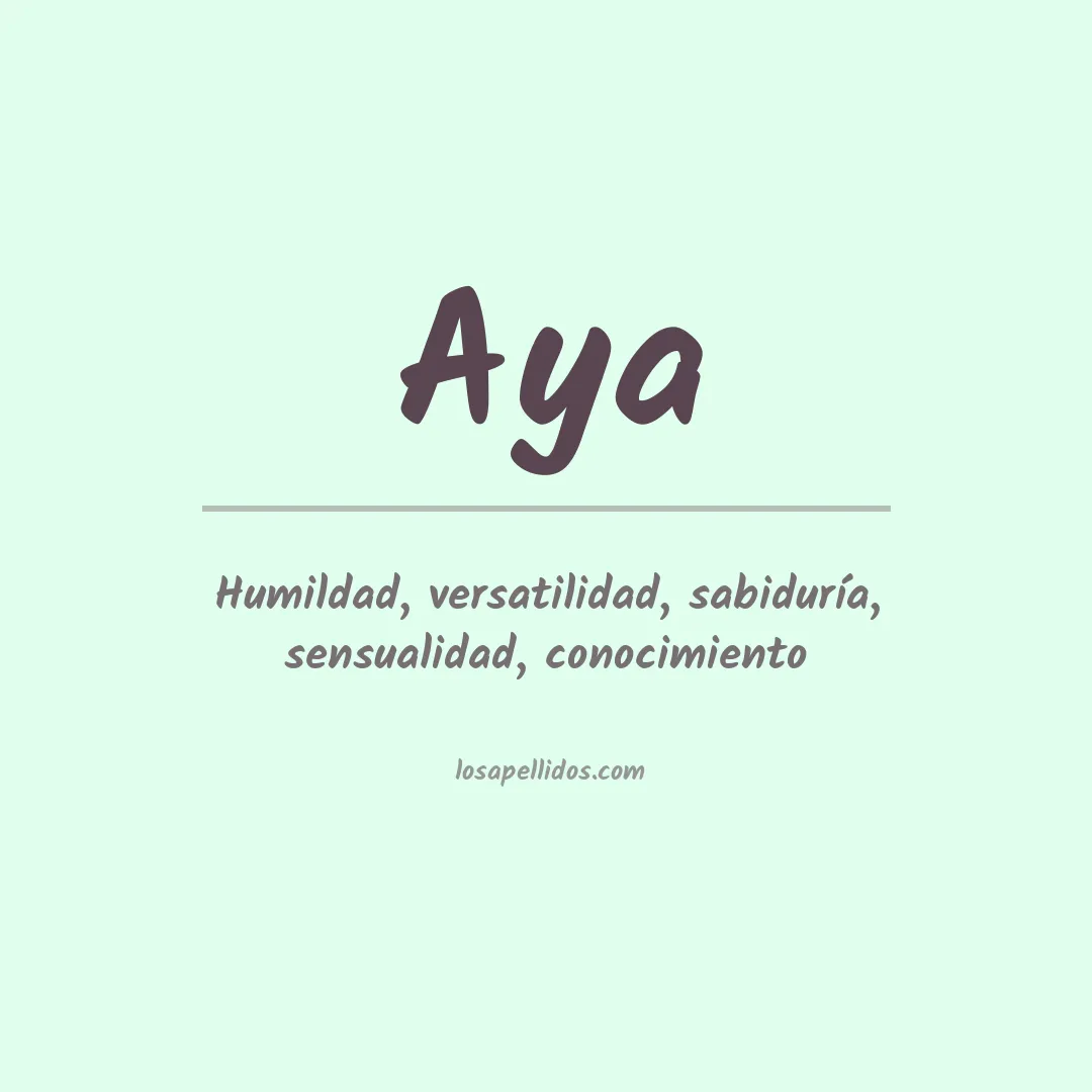 Apellido Aya