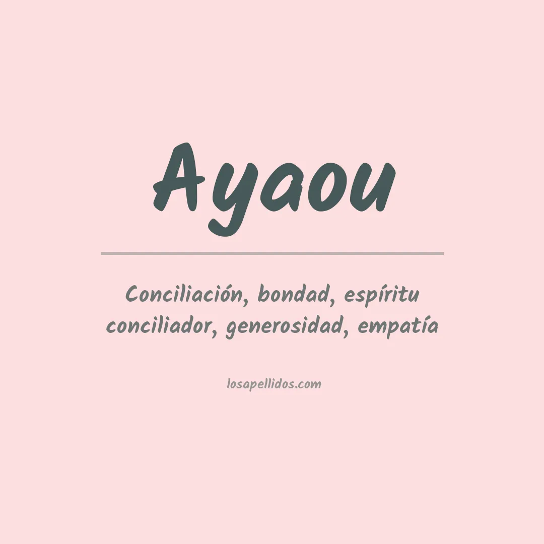 Apellido Ayaou