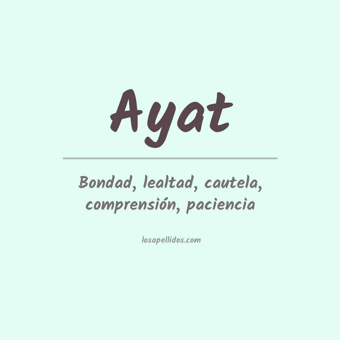 Apellido Ayat