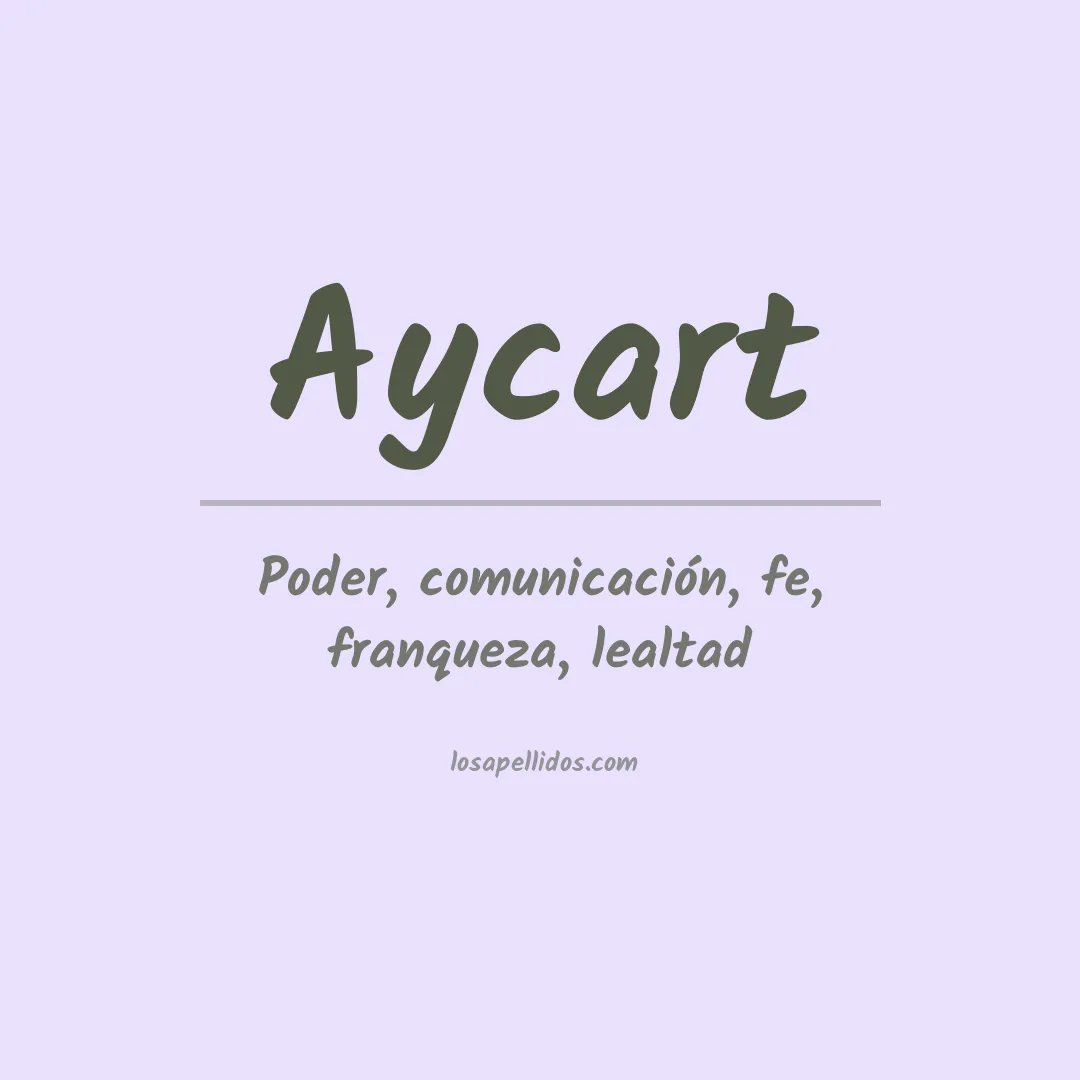 Apellido Aycart