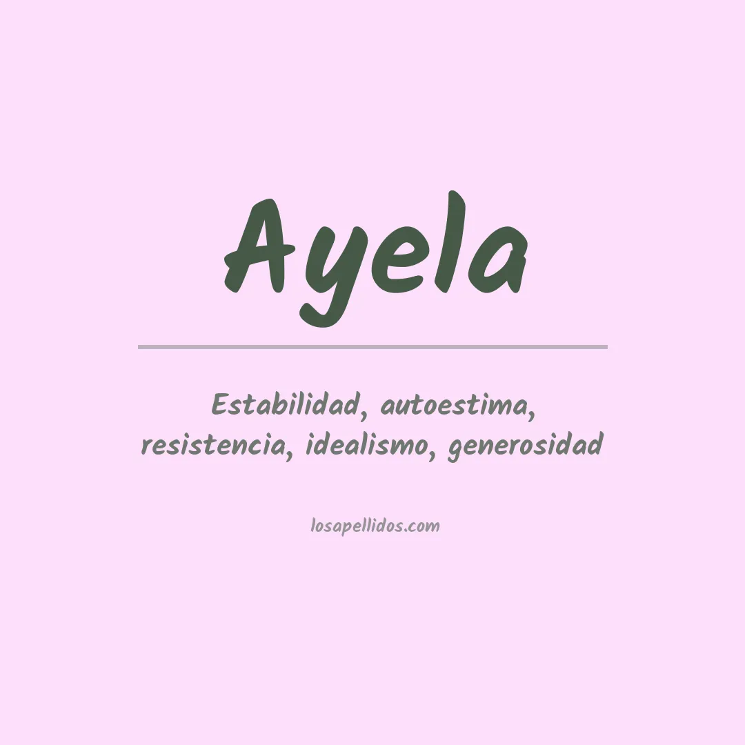 Apellido Ayela