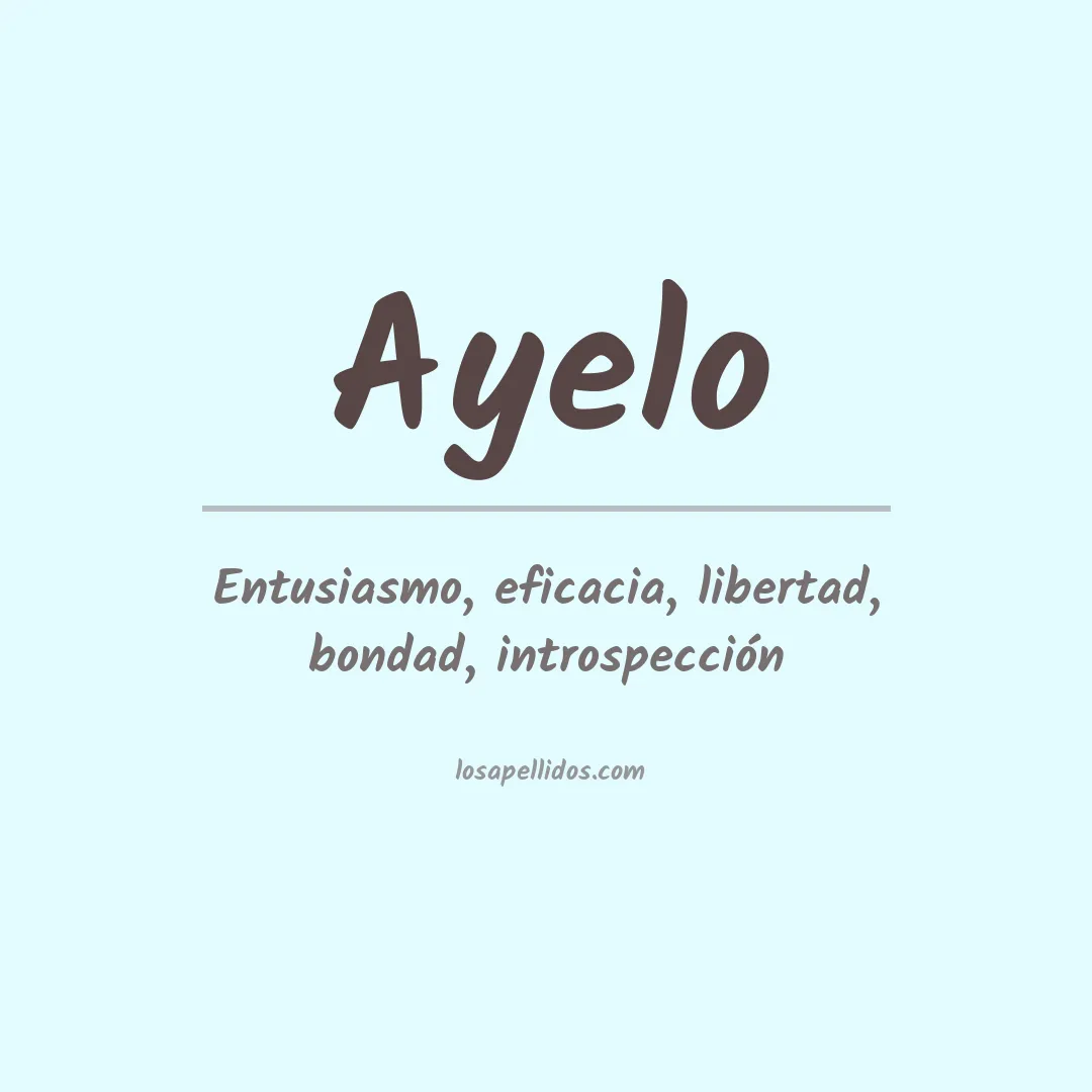 Apellido Ayelo