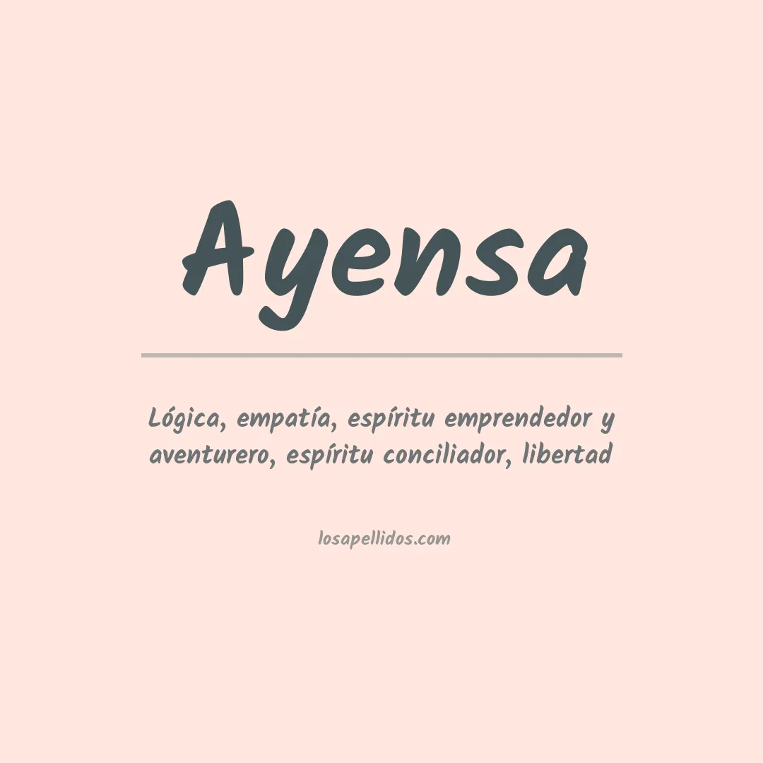 Apellido Ayensa