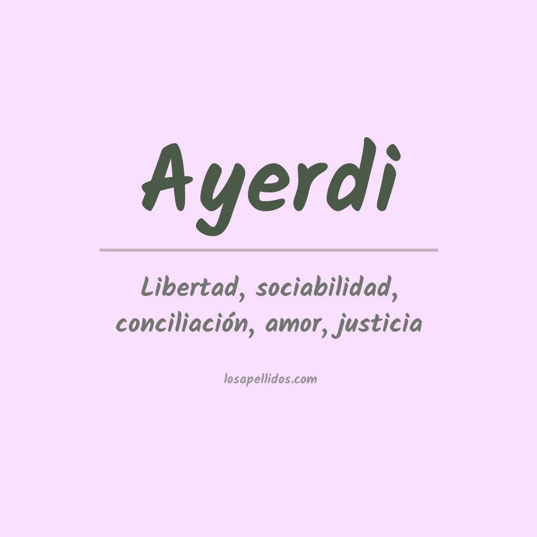 Apellido Ayerdi