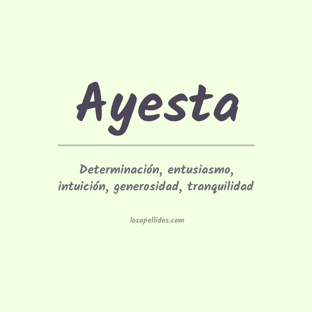 Apellido Ayesta