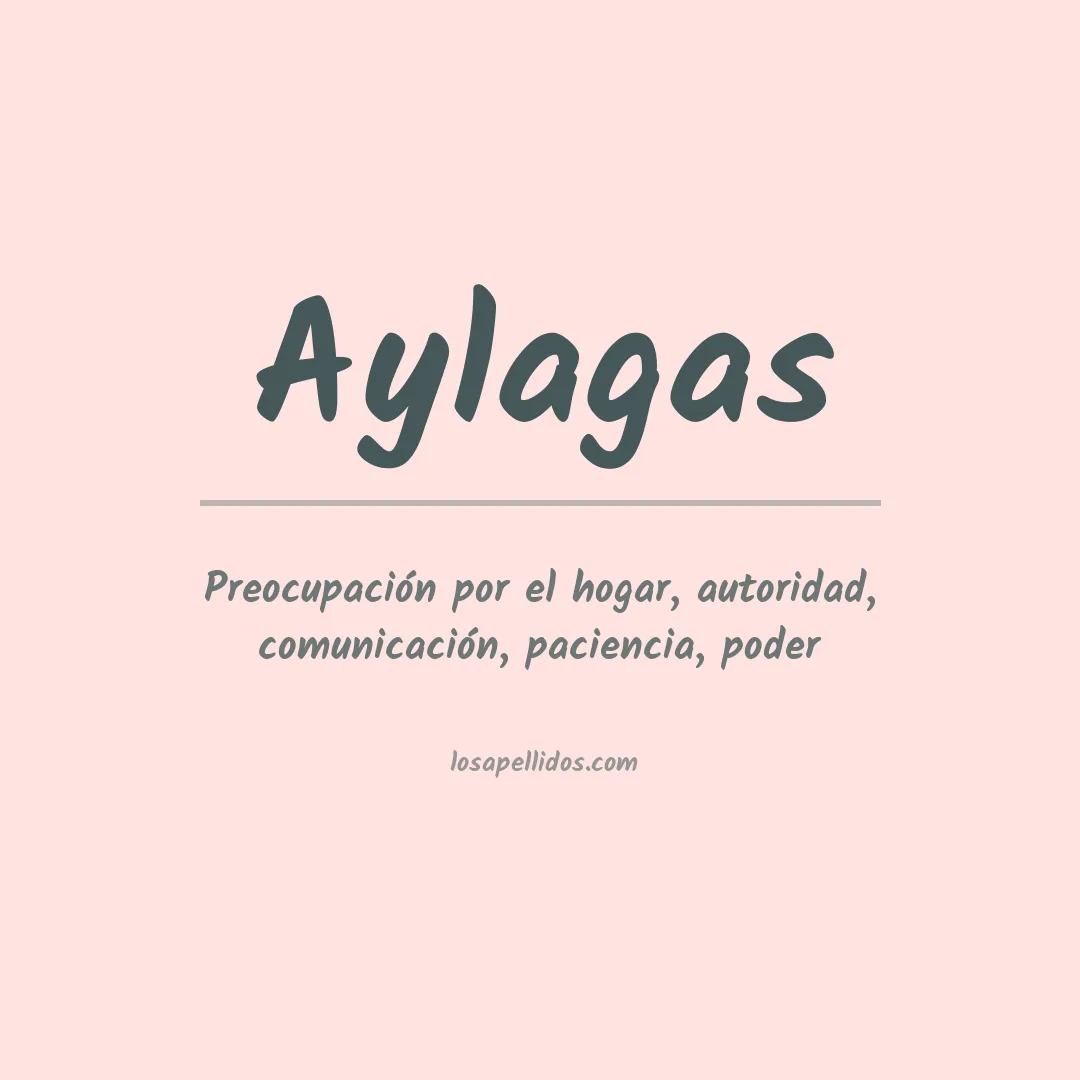 Apellido Aylagas