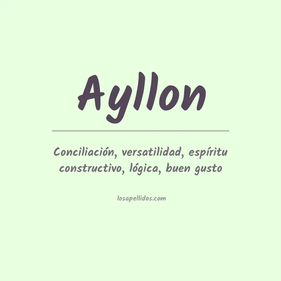 Apellido Ayllón