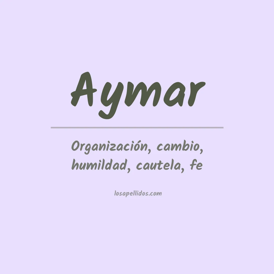 Apellido Aymar