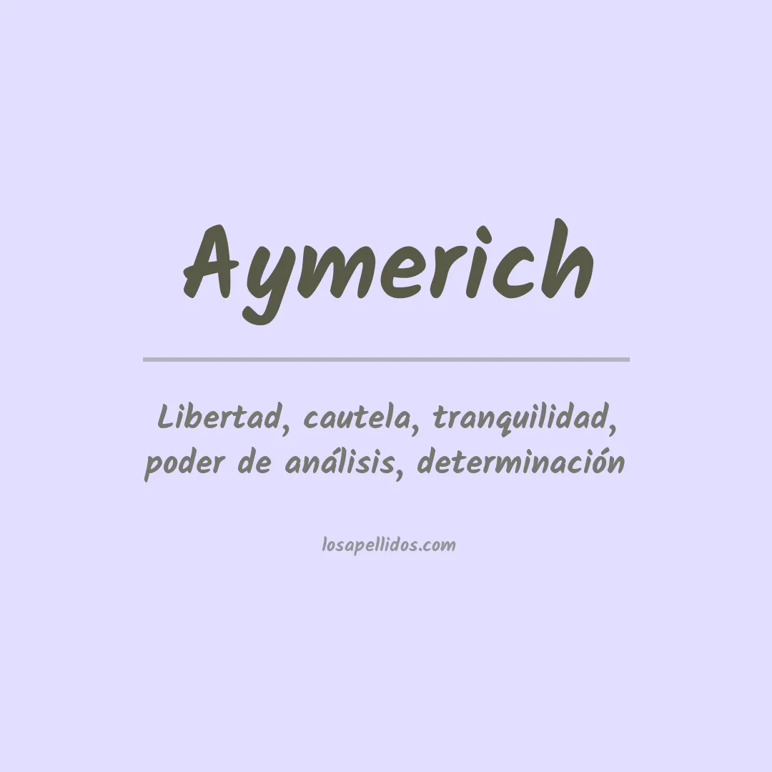 Apellido Aymerich