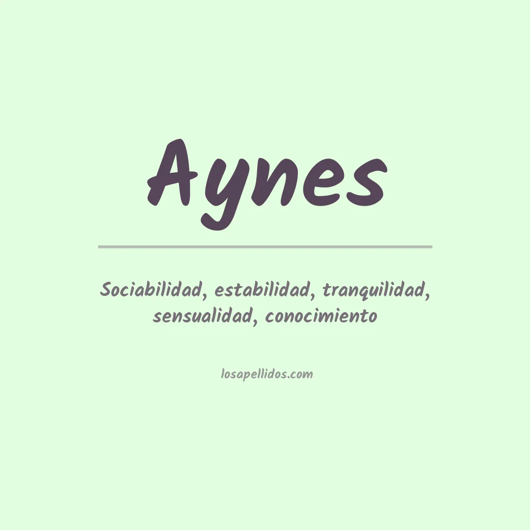 Apellido Aynes