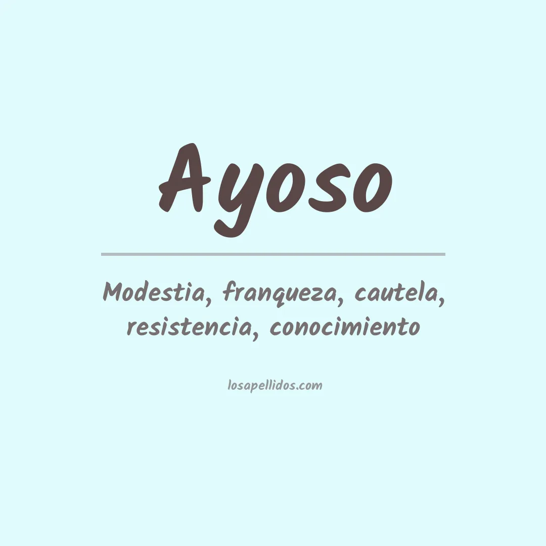 Apellido Ayoso