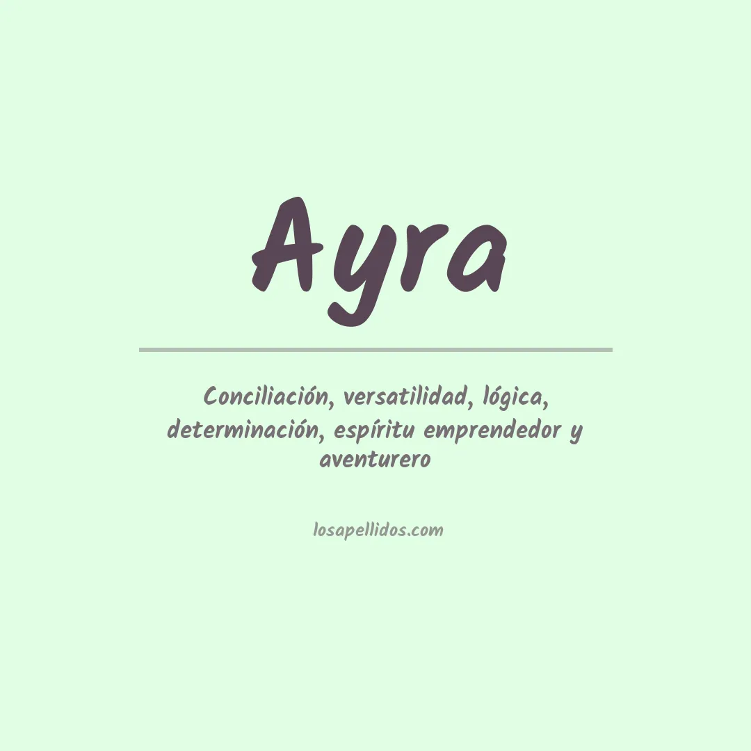 Apellido Ayra