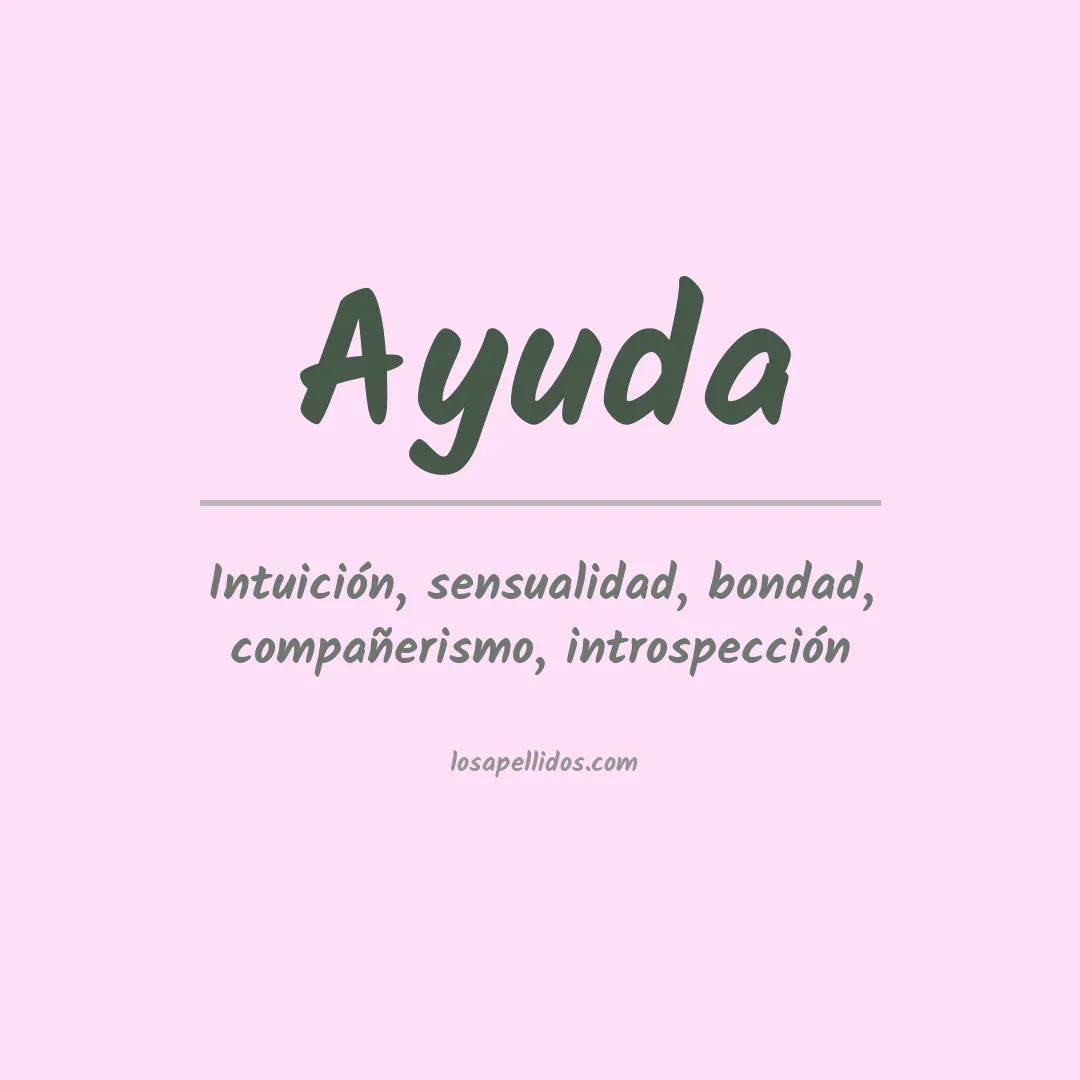Apellido Ayuda