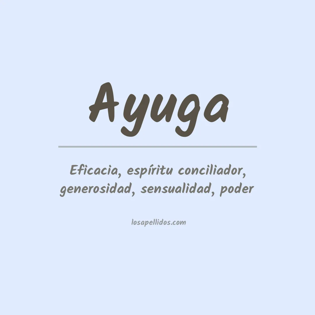Apellido Ayuga