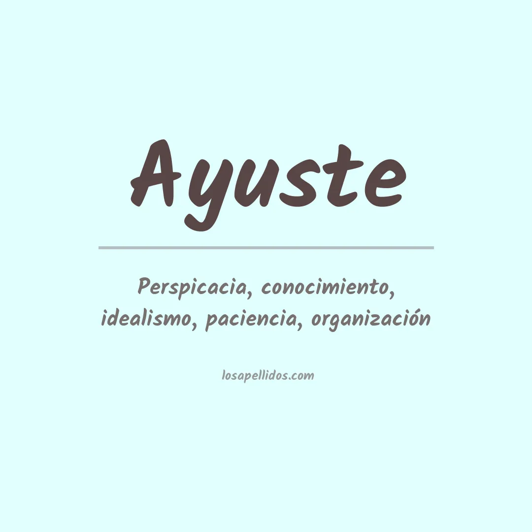 Apellido Ayuste