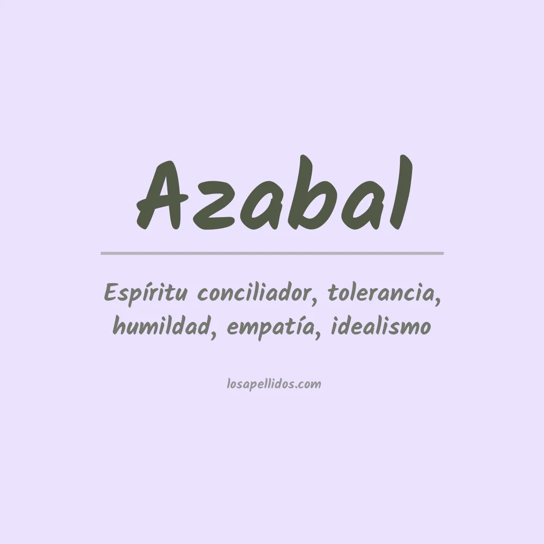 Apellido Azabal