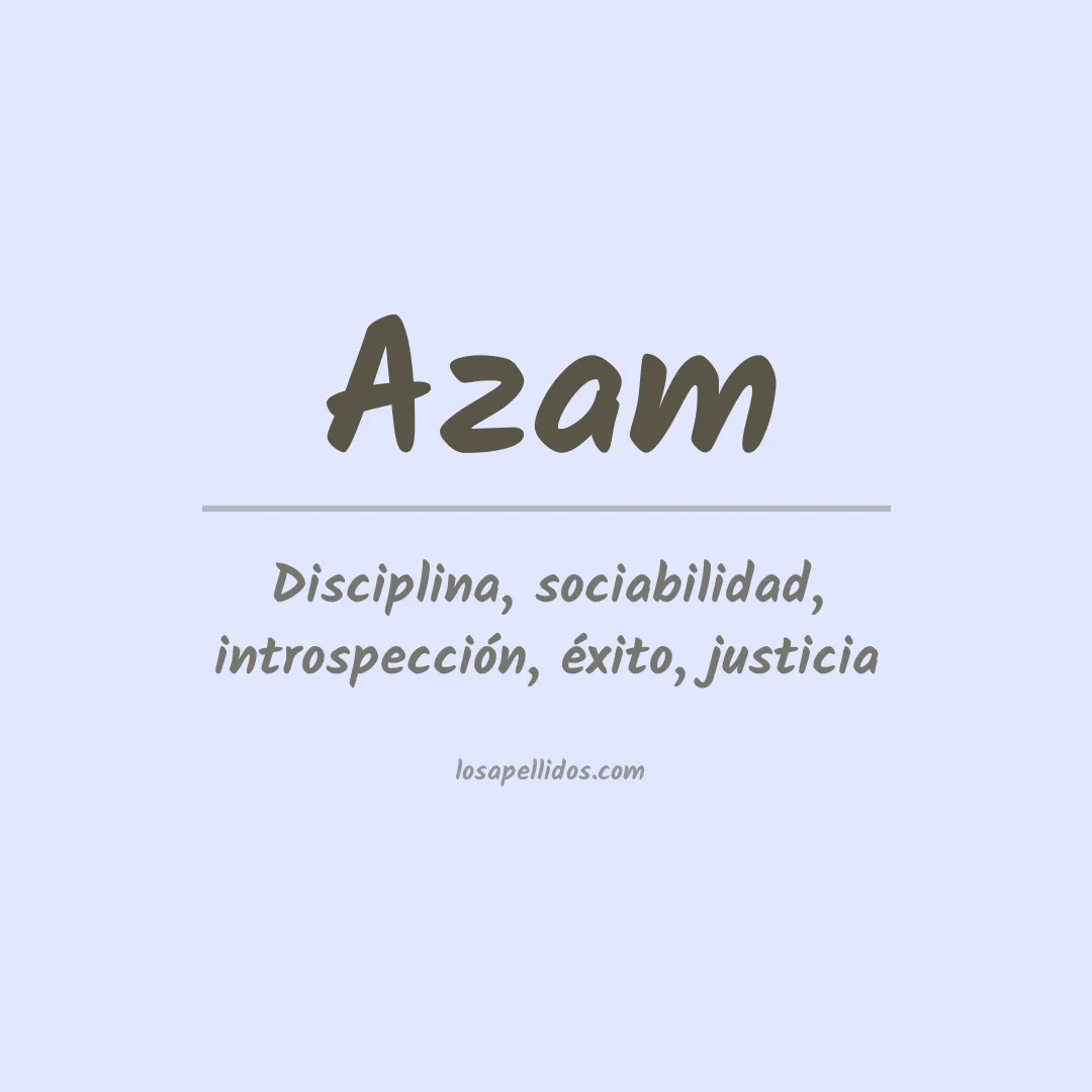 Apellido Azam